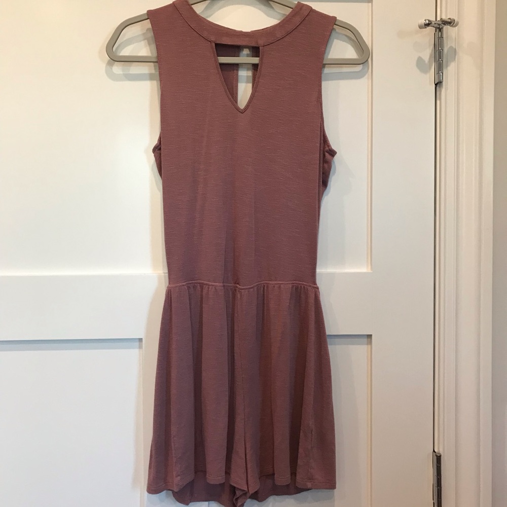 Rose gold romper